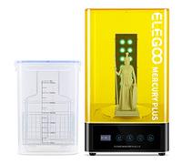 ELEGOO Mercury Plus 2.0 Estación de Lavado y Estación de Curado,Caja de Curado UV LED 2 en 1 con Plato Giratorio de Curado y Cubeta de Lavado para Modelos de Impresora 3D LCD/DLP/SLA