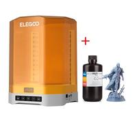 ELEGOO Mercury Plus 3.0 Lavadora y Curadora 2 en 1 y ABS-Like Resin 3.0 Pro Gris, 1000g
