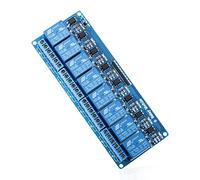 ELEGOO Módulo Relé de 8 Channel DC 5V con Optoacoplador para Arduino UNO R3 MEGA Proyecto 1280 DSP ARM PIC AVR STM32