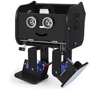 ELEGOO Penguin BOT Robot Biped Compatible con Arduino IDE Proyecto con Tutorial de Ensamblaje, Kit Stem para Aficionados, Juguetes Stem para Niños y Adultos Versión 2.0 Negro