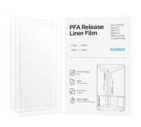 ELEGOO PFA FEP V2.0, 3 láminas de liberación 273x176 mm | 92% transmisión UV, 0.12 mm, compatible con Saturn 2/3/4 Ultra