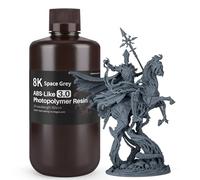 ELEGOO Resina 8K ABS-Like 3.0 1 kg Gris Cielo. Resina Fotosensible Estándar de Bajo Olor y No Quebradiza. Compatible con Saturn 2, Saturn 4 y Saturn 4 Ultra.