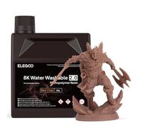 ELEGOO Resina 8K Lavable con Agua 2.0, Rojo Terracota, 2kg