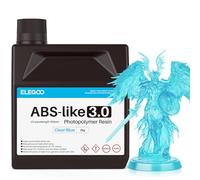 ELEGOO Resina ABS Like 3.0 de 405 nm, Resina Rápida UV LCD de Alta Precisión, no Quebradiza, No Tóxica para Impresora 3D LCD/DLP Resina de Fotopolímero 2000g Azul Claro