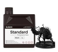 ELEGOO Resina Rápida Estándar 405nm Impresora LCD/DLP 3D Negro Intenso 2 kg