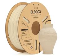 ELEGOO RFID Filamento PLA 1.75mm Beige 1KG, Filamento para Impresora 3D, Precisión Dimensional +/- 0.02mm, Carrete Filamento 3D, para Mayoría Impresoras 3D