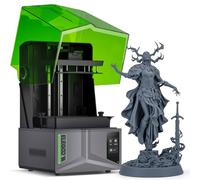 ELEGOO Saturn 4 12K, Impresora 3D de Resina MSLA | Pantalla LCD 10'' 12K, Nivelación Automática, Sensor Mecánico, Volumen 218.88x122.88x220 mm³