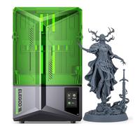 ELEGOO Saturn 4 12K Impresora 3D Resina, Impresora 3D Resina MSLA con LCD Mono de 10'' 12K, Sensor Mecánico Inteligente y Nivelación Automática, Tamaño de Impresión Grande de 218,88 * 122,88 * 220mm³