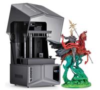 ELEGOO Saturn 4 Ultra Impresora 3D Resina 12K MSLA LCD Gran Formato | Nivelación automática, impresión a 150mm/h en clúster WiFi, cámara AI, volumen de impresión 220×122,88×218,88mm³