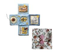 Elegy - Espiritualidad de bolsillo hecha a mano, edición devoción, hecha a mano con tela de primera calidad, incluye oraciones cruzadas y españolas, plegable, ideal para oración diaria, ocasiones de