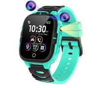 ELEJAFE Reloj Inteligente Niño, Teléfono Smartwatch Niños Llamadas 24 Juegos MP3 Música 2 Cámara Vídeo HD Pantalla Táctil Linterna Despertador Calculadora Reloj Niños Regalos de Cumpleaños Navidad