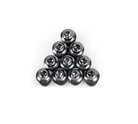 ELEKMPMGTD 5mm 10PCS Pernos Parabrisas Motocicleta Montajes Carenado Tornillo Parabrisas para Zx6r Zx10r Zx7r Zx11 Z900 Z750 Z1000 Kit Tornillos carenado(Gris)