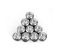 ELEKMPMGTD 5mm 10PCS Pernos Parabrisas Motocicleta Montajes Carenado Tornillo Parabrisas para Zx6r Zx10r Zx7r Zx11 Z900 Z750 Z1000 Kit Tornillos carenado(Plata)