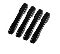 ELEKMPMGTD Auto Cubierta Manija Puerta Fibra Carbono Cromada Para Civic Para Accord Para Inspire ZR-V Para Integra Para Breeze CR-V Zhi Zai HR-V(Negro)