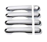 ELEKMPMGTD Auto Cubierta Manija Puerta Para Renegade 2014 2015 2016 2017 2018 2019 2020 2021(Chrome Silver 1 hole)