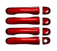 ELEKMPMGTD Auto Cubierta Manija Puerta Para Renegade 2014 2015 2016 2017 2018 2019 2020 2021(Red 1 hole)