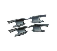 ELEKMPMGTD Auto Para Hyundai Para Tucson NX4 2021 2022 2023 2024 Hybrid N Line Embellecedor Manija Puerta Pegatinas Decorativas(Puerta Bowl Carbono)