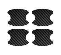 ELEKMPMGTD Auto Pegatinas Protectoras Arañazos Manillas Puerta Para Citroën C1 C2 C3 C4 C5 C6 C8 C4L DS3 DS4 DS5 DS5LS DS6(Fibra de carbon)