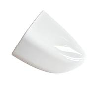 ELEKMPMGTD Auto Tapa Manija Cilindro Cerradura Puerta Delantera Izquierda Derecha Para VW Para Passat B6 B7 R36 2006-2011 CC RLine 2009-2017 3C0837879(LB9A Candy White-L)
