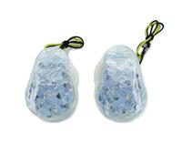 ELEKMPMGTD Clignotants Transparents Encastrés Moto Pour ZX6R 636 2003 2004 2005