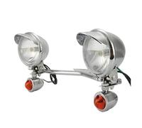 ELEKMPMGTD Faro Delantero Con Intermitentes Motocicleta Para Suzuki(Lente ámbar)