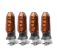 ELEKMPMGTD Intermitentes De 8 Mm Motocicleta Para Aprilia(4x Yellow shell)