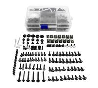 ELEKMPMGTD Kit Tornillos Y Tuercas Carenado M6 M5 para Y&amaha XT660E XT660R XT660X XT660XR XT660Z XTZ1200 XTZ125 XTZ150 Kit Tornillos carenado(Negro)