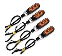 ELEKMPMGTD Luces Direccionales Flujo Para Ninja 400(Yellow-4PIECES)