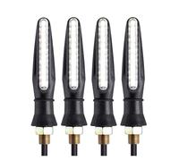 ELEKMPMGTD Luces Direccionales Motocicleta Para Benelli(Blanco,2 pares)