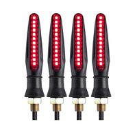 ELEKMPMGTD Luces Direccionales Motocicleta Para Benelli(ROJO,2 pares)
