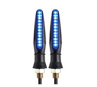 ELEKMPMGTD Luces Giro Motocicleta Lámpara Señal Intermitente Para Suzuki VZ800 Para Bandit 650S DL1000 GSF 650 1250 1200 Para Bandit(AZUL,1 par)