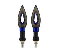ELEKMPMGTD Luces Intermitentes 12 V Motocicleta Para MV Agusta Para Brutale 675 920 990R 800RR(AZUL,1 par)