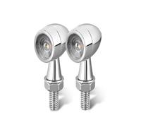 ELEKMPMGTD Luces Señal Giro Lámpara Intermitente Motocicleta 12V 8mm Intermitente Para C400GT C400X F850GS F900XR G310GS G310R K1200R(2 piezas - Astilla)