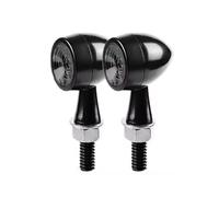 ELEKMPMGTD Luces Señal Giro Lámpara Intermitente Motocicleta 12V 8mm Para Sym Para Jet X125 Para Jet 14(2 piezas-Smo-oke)