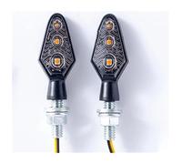 ELEKMPMGTD Luces Señal Giro Motocicleta 8mm 12V Lámpara Indicadora Universal Delantera Trasera Para KYMCO Para Downtown 300i 350i 200i 200 300 500(Fumar,2 PIEZAS)