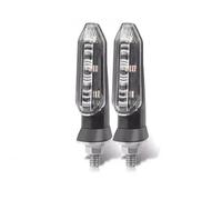 ELEKMPMGTD Luces Señal Giro Motocicleta Intermitente Lámpara Indicador De 12V Para Versys Z800 Para Ninja ZX10R ZX12R ZX6RR(TRANSPARENTE,2 PIEZAS)