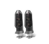 ELEKMPMGTD Luces Señal Giro Motocicleta Para Bws 100 8mm Indicador Lámpara Intermitente(2x carcasa de humo)