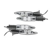 ELEKMPMGTD Luz Indicadora Señal Giro Delantera O Trasera Motocicleta Parpadea Para HP4 S1000R K1300R R1200GS G310R R1200RS F700 F800GS Para NineT(2 pares)