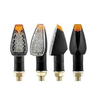 ELEKMPMGTD Luz Intermitente Indicadora Señales Giro Motocicleta Para YZF R125 XJ6 XMAX 125 300(TRANSPARENTE,4 piezas)