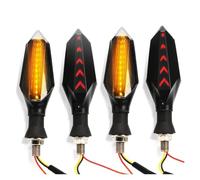 ELEKMPMGTD Luz Señal Giro Indicadores Luz Intermitente Para Suzuki GSF 250 600 600S 650 650S 650N 1200 1250 Para Bandit 650S(rojo amarillo)