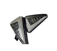 ELEKMPMGTD Motorfiets Driehoek Inbouw Richtingaanwijzer Licht Indicator 12V 10mm Knipperlicht Voor Sym Voor Jet X125 Voor Jet 14(AZUL,1 par)