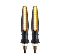 ELEKMPMGTD Para Aprilia Luces Señal Giro Motocicleta Lámpara Señal Intermitente(ORO,1 par)