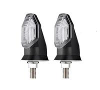 ELEKMPMGTD Para Buell 8mm Luces Señal Giro Motocicleta 12V Lámpara Indicadora Blinker Lámparas(Claro,1 par)