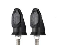 ELEKMPMGTD Para Buell 8mm Luces Señal Giro Motocicleta 12V Lámpara Indicadora Blinker Lámparas(Negro,1 par)