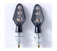 ELEKMPMGTD Para C400GT C400X C400 GT X C600 Luces Señal Giro Motocicleta 8mm 12V Lámpara Indicadora Universal Delantera Trasera(TRANSPARENTE,2 PIEZAS)