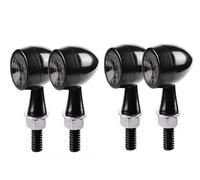 ELEKMPMGTD Para MV Agusta Para Brutale 675 920 990R 800RR Motocicleta Luz Señal Giro Bullet Clignotant Moto Flasher Lamp12V 8mm Indicador Blinker(4 Sm-oke)