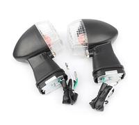 ELEKMPMGTD Para Ninja ZX-6R ZX6R ZX-7R ZX-9R ZX9R ZX10R ZX-10R ZX-12R ZX12R Luces Indicadoras Señal Giro Delanteras Y Traseras Motocicleta(Frontal Transparente)