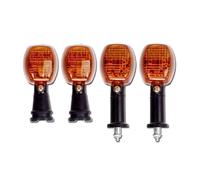 ELEKMPMGTD Para Ninja ZX-6R ZX6R ZX-7R ZX-9R ZX9R ZX10R ZX-10R ZX-12R ZX12R Luces Indicadoras Señal Giro Delanteras Y Traseras Motocicletas(Parte delantera y trasera)