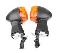ELEKMPMGTD Para Ninja ZX-6R ZX6R ZX-7R ZX-9R ZX9R ZX10R ZX-10R ZX-12R ZX12R Luces Indicadoras Señal Giro Delanteras Y Traseras Motocicleta(Ámbar frontal)