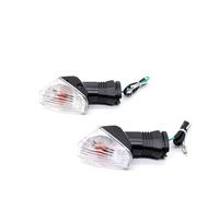 ELEKMPMGTD Para Ninja Zx6r 600 Kle 500 650 Z750 Para Versys Luz Giro Delantera Y Trasera Lámpara Indicadora Señal Motocicleta(Claro)